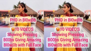Desi GF PHD in Blowjob Boobs – Giving Amazing Blowjob Viral Watch